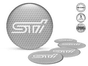 Subaru Badge Marchio Ruota Stile Resina Cupola
